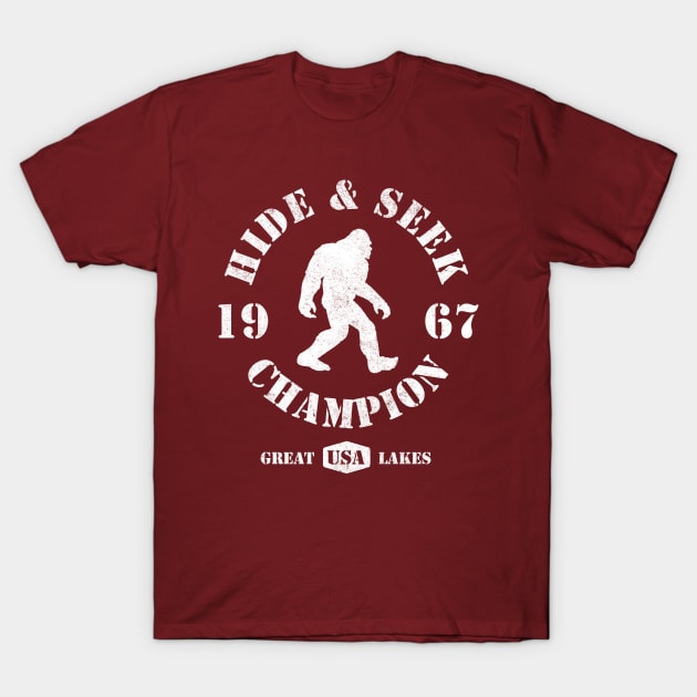 Bigfoot hide and seek champion T-Shirt by Tshirt Samurai